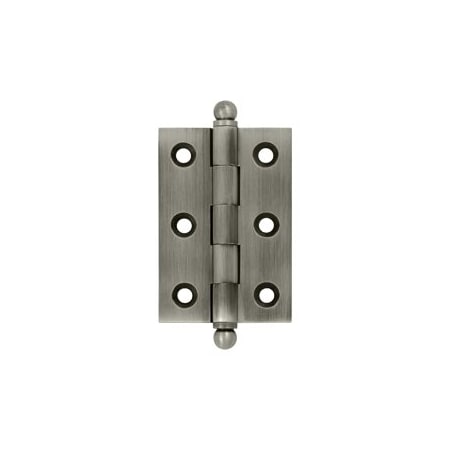 Deltana CH2517U15A Cabinet Hinges W/ Ball Tips Antique Nickel, 10PK CH2517U15A-XCP10